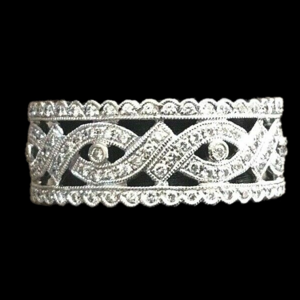 Beverley K 18K INFINITY Diamond Eternity Band Ring